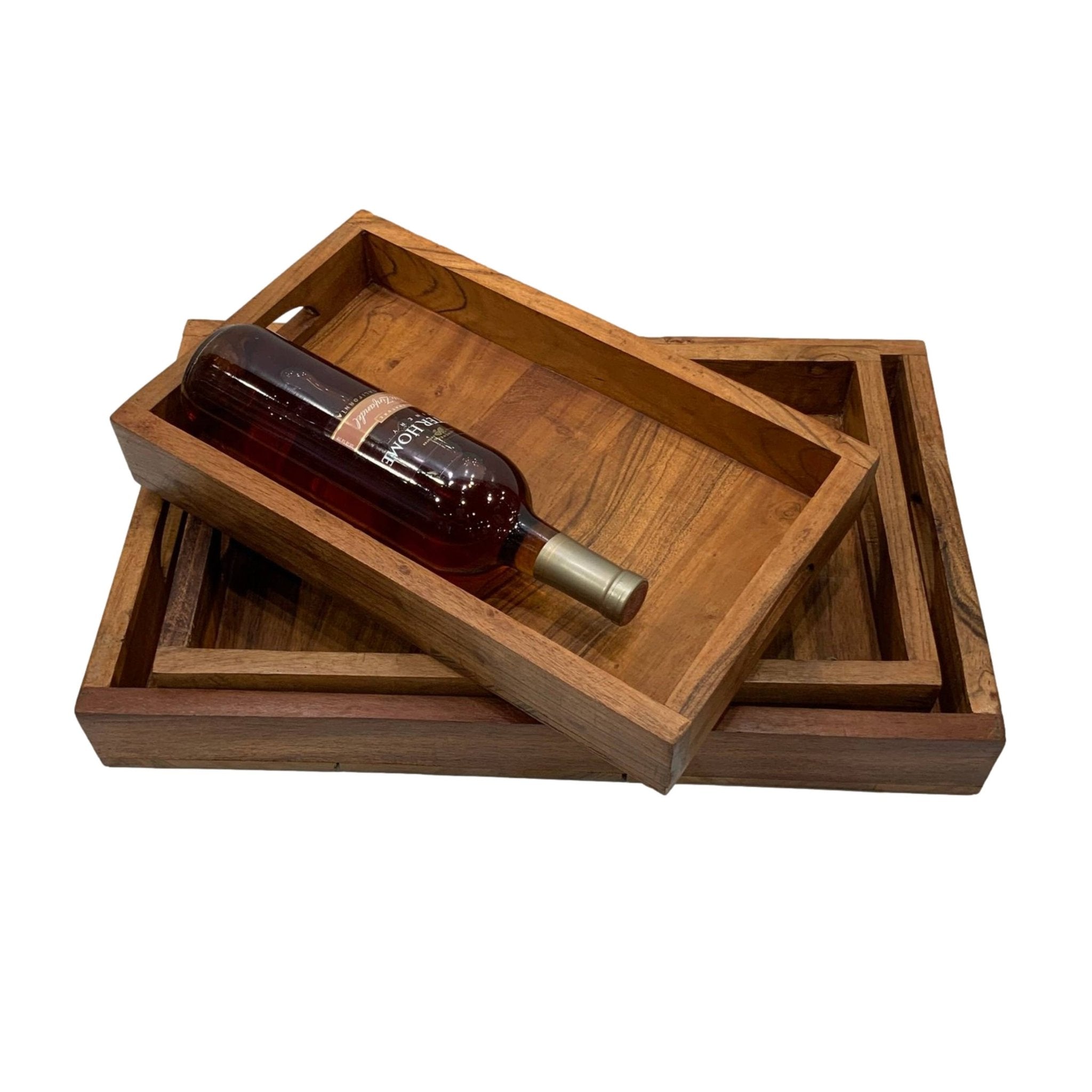 Set of 3 Solid Wood Serving/Charcuterie Trays - HER Home Design Boutique